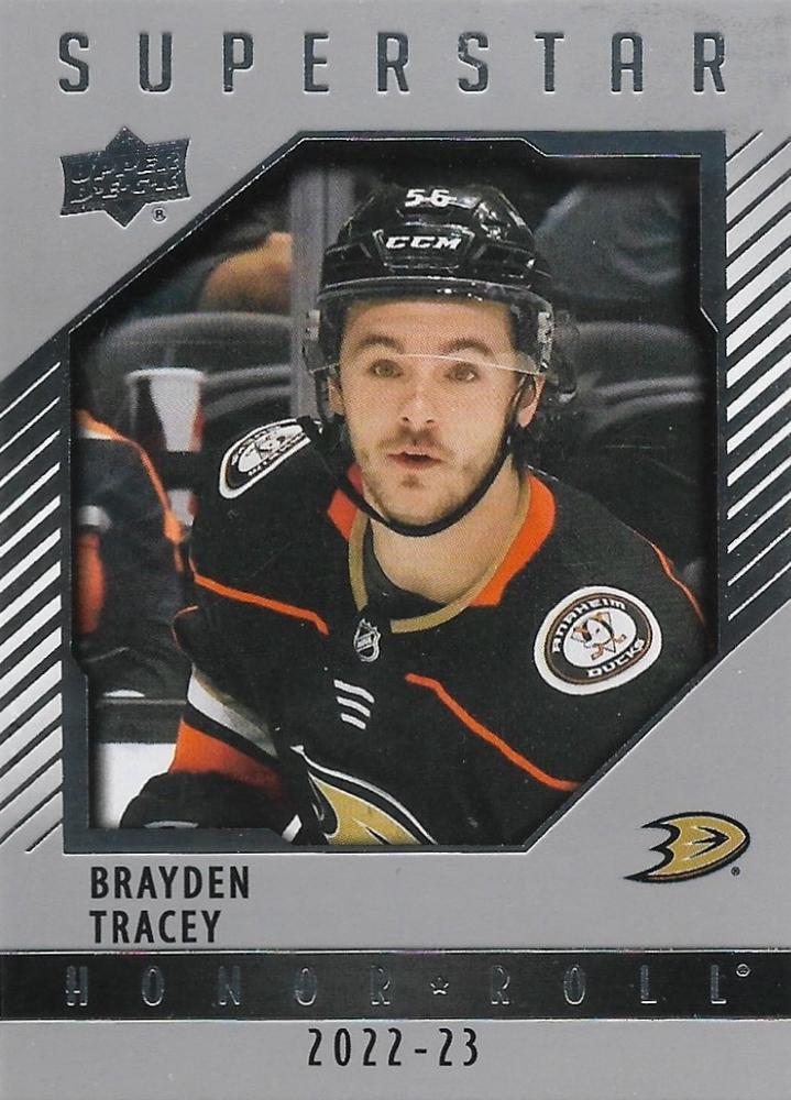 Brayden Tracey #HR54 Anaheim Ducks | 2022-23 Upper Deck - Honor Roll