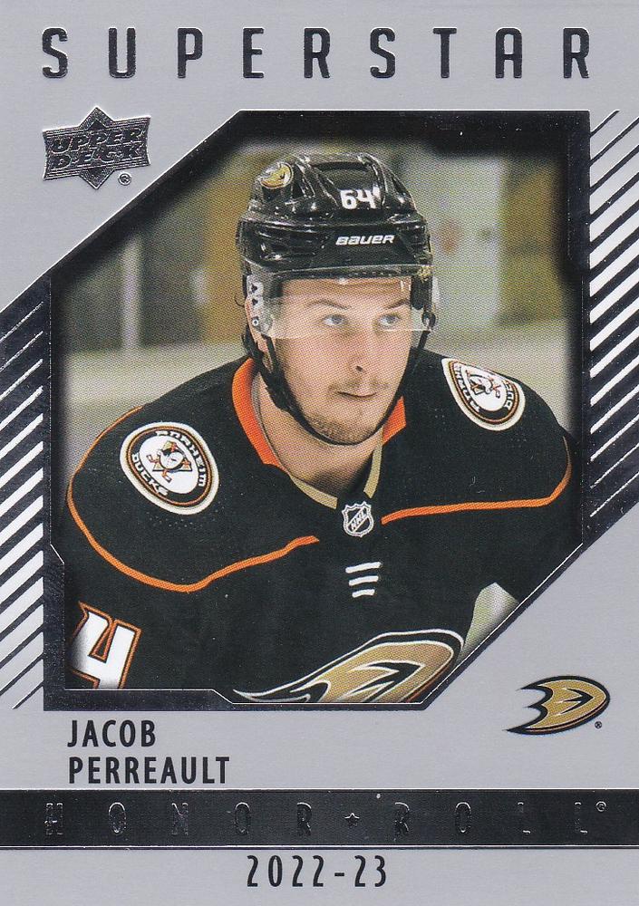 Jacob Perreault #HR58 Anaheim Ducks | 2022-23 Upper Deck - Honor Roll