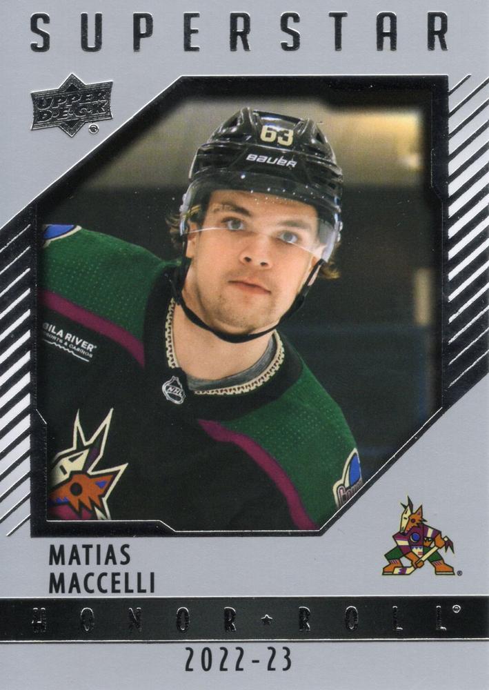 Matias Maccelli #HR60 Arizona Coyotes | 2022-23 Upper Deck - Honor Roll
