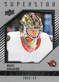 Mads Sogaard #HR62 Ottawa Senators | 2022-23 Upper Deck - Honor Roll