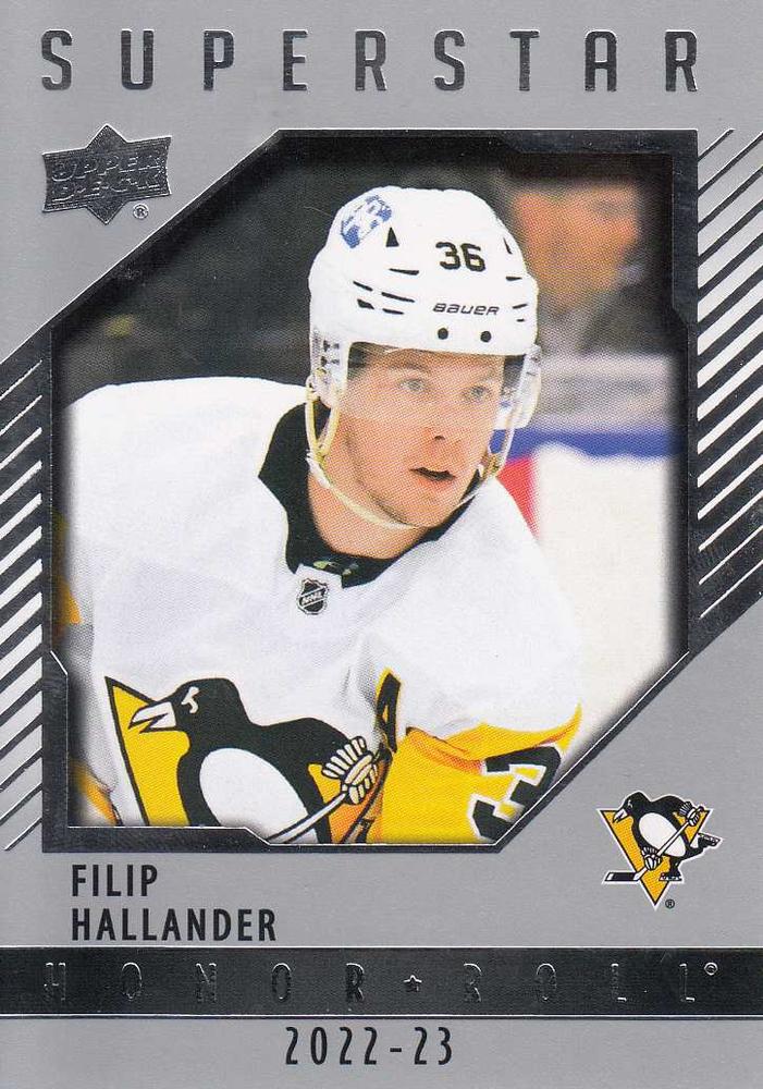 Filip Hallander #HR63 Pittsburgh Penguins | 2022-23 Upper Deck - Honor Roll