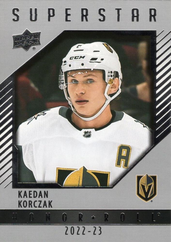Kaedan Korczak #HR70 Vegas Golden Knights | 2022-23 Upper Deck - Honor Roll