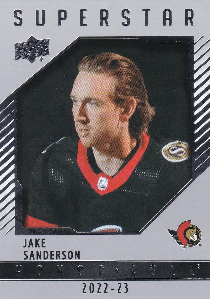 Jake Sanderson #HR78 Ottawa Senators | 2022-23 Upper Deck - Honor Roll