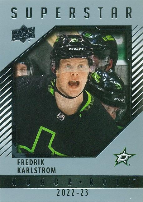Fredrik Karlstrom #HR81 Dallas Stars | 2022-23 Upper Deck - Honor Roll