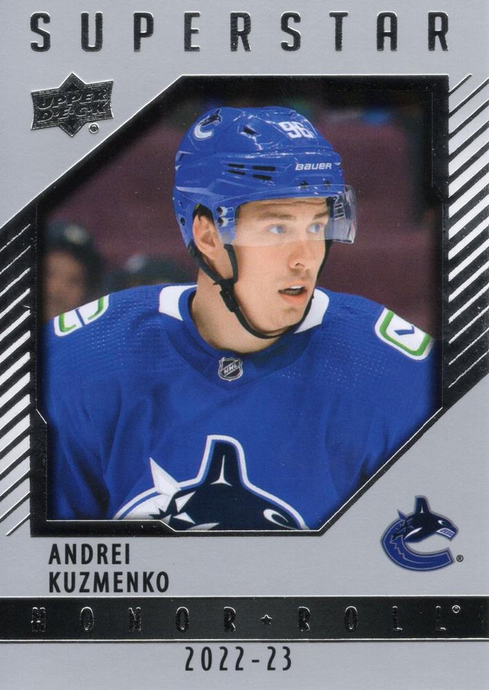 Andrei Kuzmenko #HR86 Vancouver Canucks | 2022-23 Upper Deck - Honor Roll