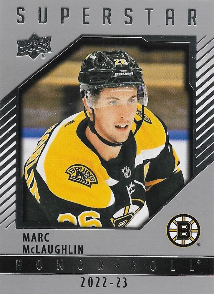 Marc McLaughlin #HR89 Boston Bruins | 2022-23 Upper Deck - Honor Roll