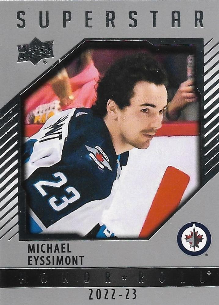 Michael Eyssimont #HR90 Winnipeg Jets | 2022-23 Upper Deck - Honor Roll
