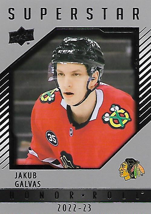Jakub Galvas #HR91 Chicago Blackhawks | 2022-23 Upper Deck - Honor Roll