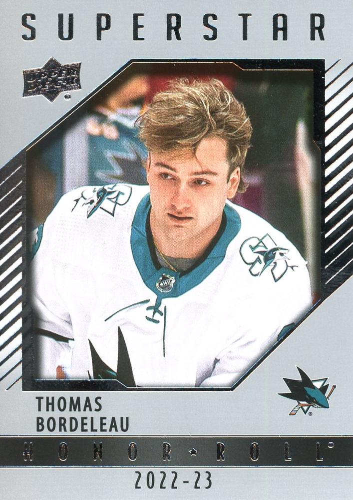 Thomas Bordeleau #HR98 San Jose Sharks | 2022-23 Upper Deck - Honor Roll