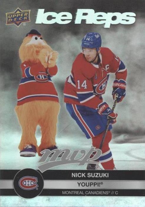 Nick Suzuki / Youppi! #IR-10 Montreal Canadiens | 2023-24 Upper Deck MVP Ice Reps