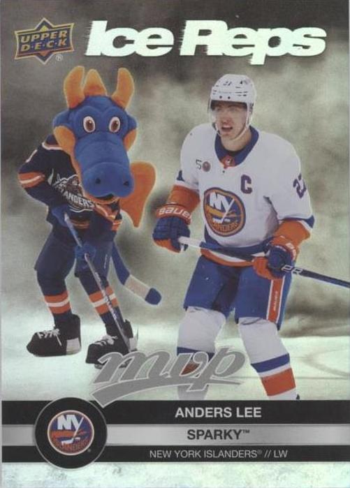 Anders Lee / Sparky #IR-12 New York Islanders | 2023-24 Upper Deck MVP Ice Reps