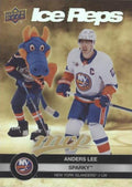 Anders Lee / Sparky #IR-12 New York Islanders | 2023-24 Upper Deck MVP Ice Reps Gold