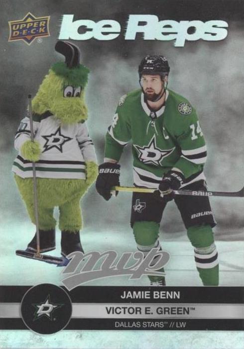 Jamie Benn / Victor E. Green #IR-13 Dallas Stars | 2023-24 Upper Deck MVP Ice Reps