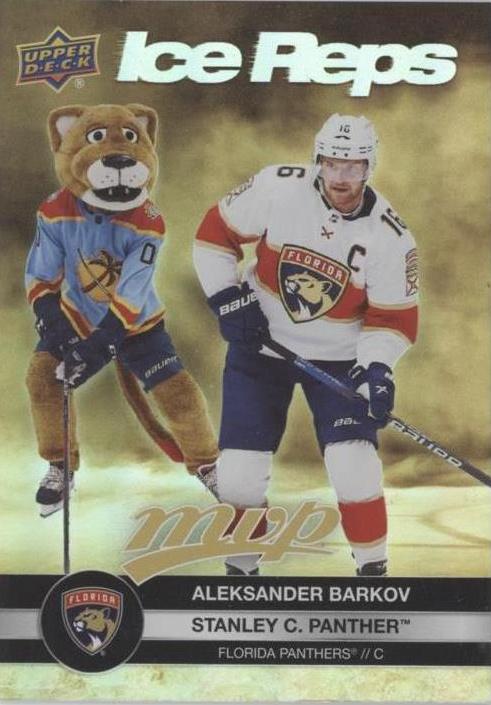 Aleksander Barkov / Stanley C. Panther #IR-14 Florida Panthers | 2023-24 Upper Deck MVP Ice Reps Gold