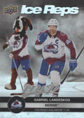 Gabriel Landeskog / Bernie the St. Bernard #IR-16 Colorado Avalanche | 2023-24 Upper Deck MVP Ice Reps