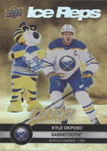 Kyle Okposo / Sabretooth #IR-18 Buffalo Sabres | 2023-24 Upper Deck MVP Ice Reps Gold