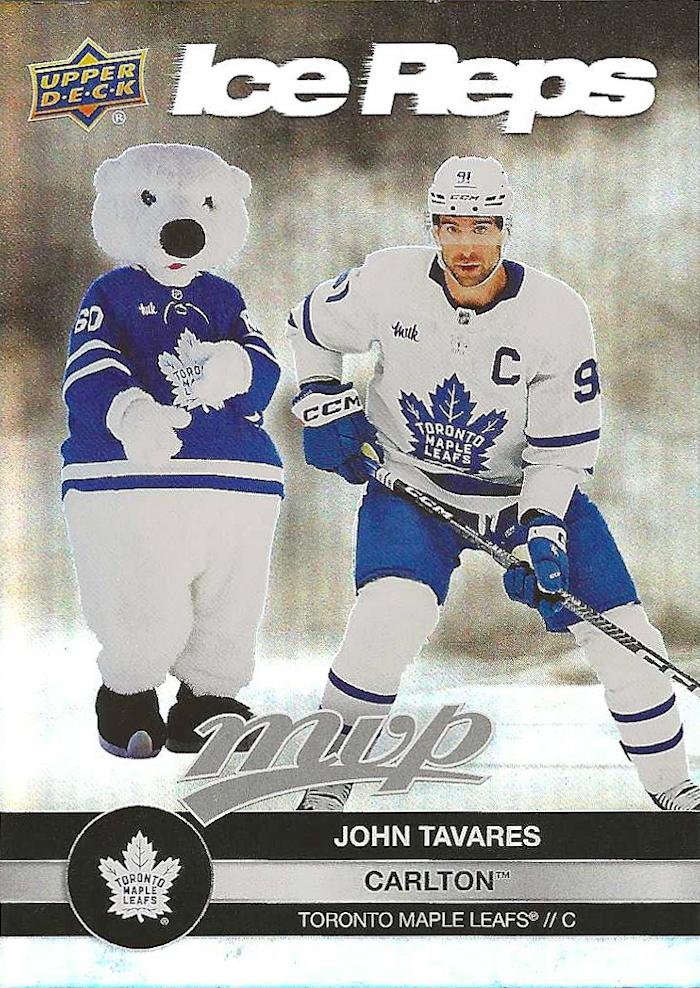 John Tavares / Carlton #IR-19 Toronto Maple Leafs | 2023-24 Upper Deck MVP Ice Reps
