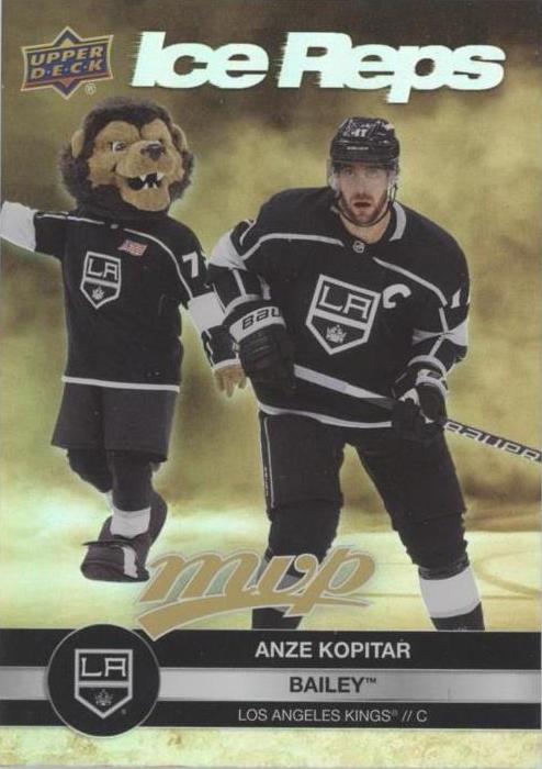 Anze Kopitar / Bailey #IR-1 Los Angeles Kings | 2023-24 Upper Deck MVP Ice Reps Gold