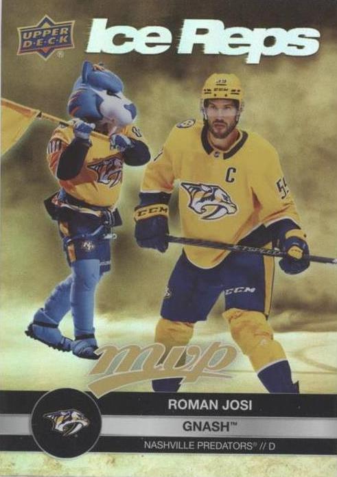 Roman Josi / Gnash #IR-20 Nashville Predators | 2023-24 Upper Deck MVP Ice Reps Gold