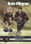 Brady Tkachuk / Spartacat #IR-22 Ottawa Senators | 2023-24 Upper Deck MVP Ice Reps Gold