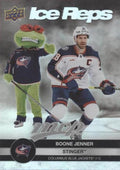 Boone Jenner / Stinger #IR-24 Columbus Blue Jackets | 2023-24 Upper Deck MVP Ice Reps