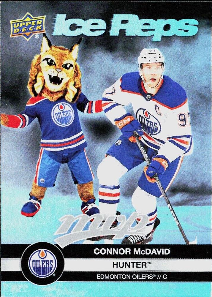 Connor McDavid / Hunter #IR-3 Edmonton Oilers | 2023-24 Upper Deck MVP Ice Reps