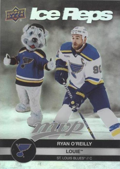 Ryan O'Reilly / Louie #IR-5 St. Louis Blues | 2023-24 Upper Deck MVP Ice Reps