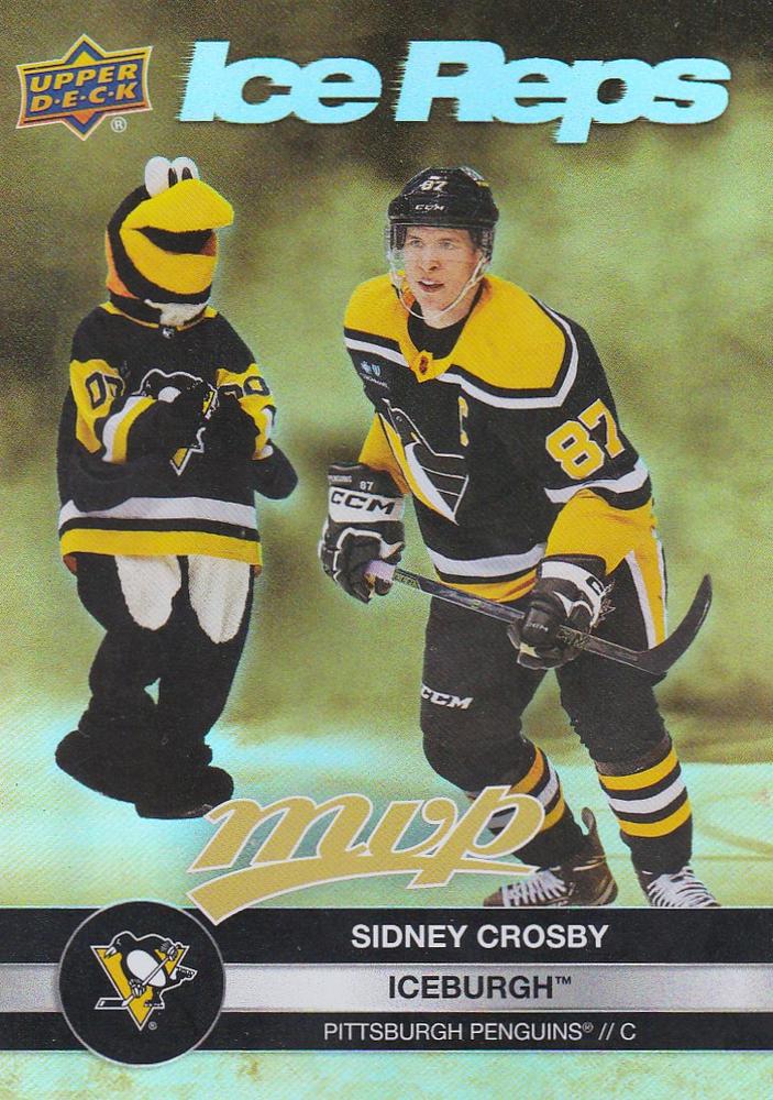 Sidney Crosby / Iceburgh #IR-6 Pittsburgh Penguins | 2023-24 Upper Deck MVP Ice Reps Gold