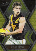 Dylan Moore #L105 Hawthorn Hawks | 2025 Select AFL Footy Stars - Luminous