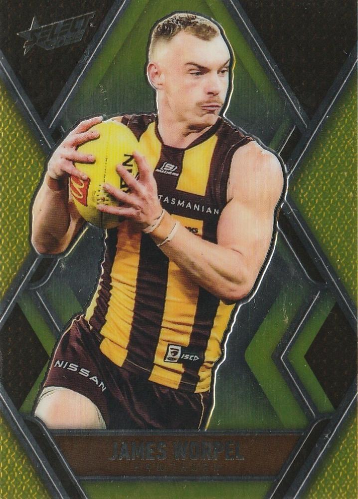 James Worpel #L110 Hawthorn Hawks | 2025 Select AFL Footy Stars - Luminous