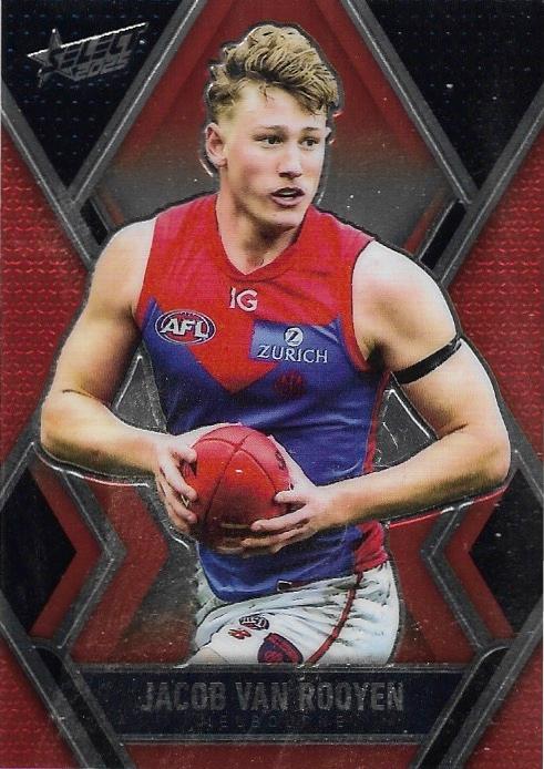 Jacob Van Rooyen #L120 Melbourne Demons | 2025 Select AFL Footy Stars - Luminous