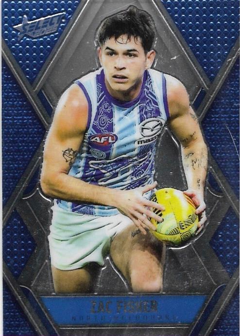 Zac Fisher #L123 North Melbourne Kangaroos | 2025 Select AFL Footy Stars - Luminous