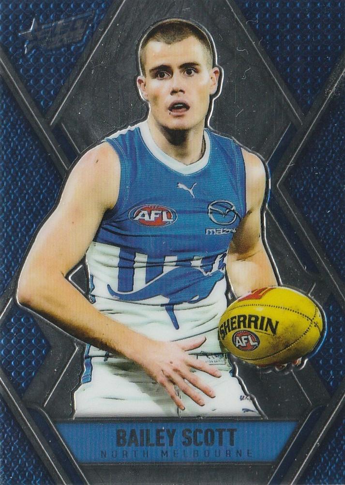 Bailey Scott #L128 North Melbourne Kangaroos | 2025 Select AFL Footy Stars - Luminous