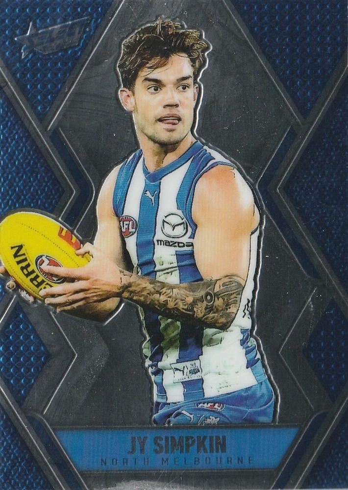 Jy Simpkin #L130 North Melbourne Kangaroos | 2025 Select AFL Footy Stars - Luminous