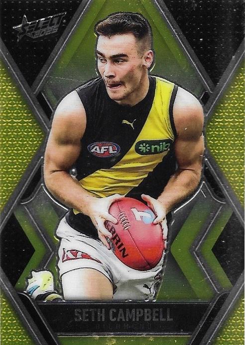 Seth Campbell #L146 Richmond Tigers | 2025 Select AFL Footy Stars - Luminous
