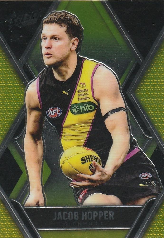 Jacob Hopper #L147 Richmond Tigers | 2025 Select AFL Footy Stars - Luminous