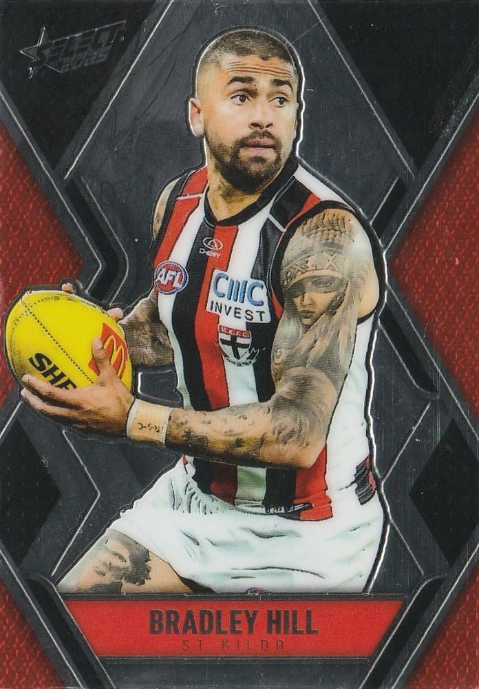 Brad Hill #L155 St. Kilda Saints | 2025 Select AFL Footy Stars - Luminous