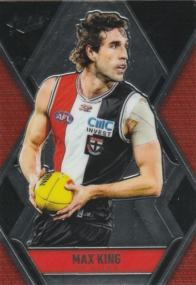Max King #L156 St. Kilda Saints | 2025 Select AFL Footy Stars - Luminous