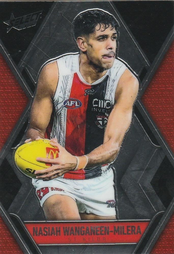 Nasiah Wanganeen-Milera #L162 St. Kilda Saints | 2025 Select AFL Footy Stars - Luminous