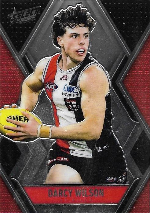 Darcy Wilson #L164 St. Kilda Saints | 2025 Select AFL Footy Stars - Luminous
