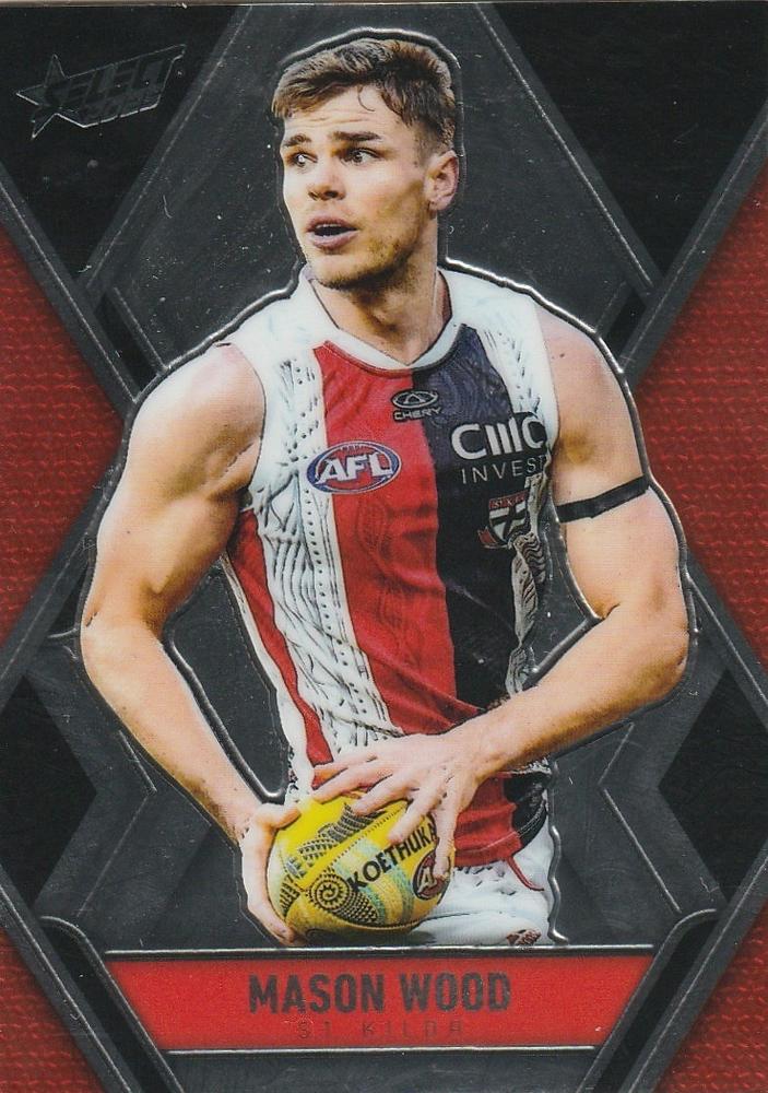 Mason Wood #L165 St. Kilda Saints | 2025 Select AFL Footy Stars - Luminous