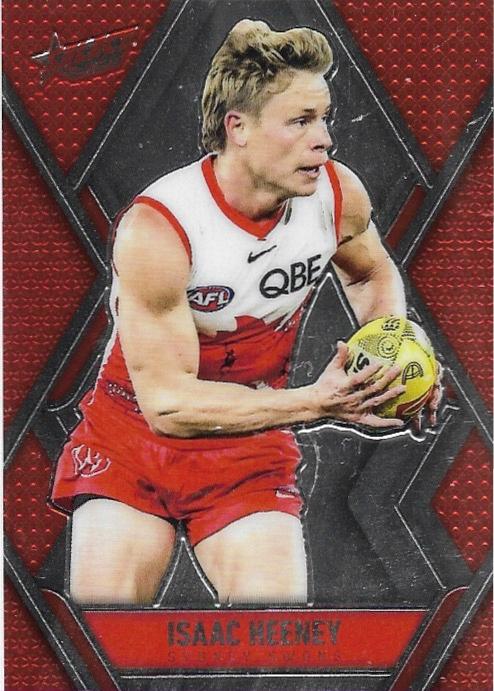 Isaac Heeney #L170 Sydney Swans | 2025 Select AFL Footy Stars - Luminous