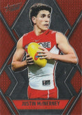 Justin McInerney #L172 Sydney Swans | 2025 Select AFL Footy Stars - Luminous
