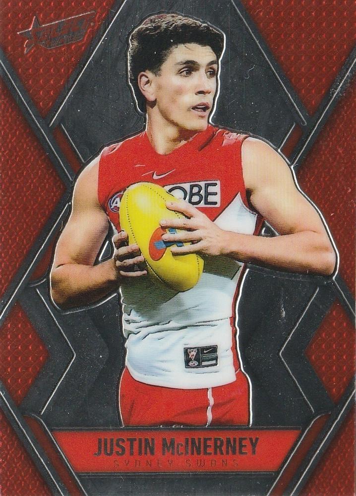 Justin McInerney #L172 Sydney Swans | 2025 Select AFL Footy Stars - Luminous