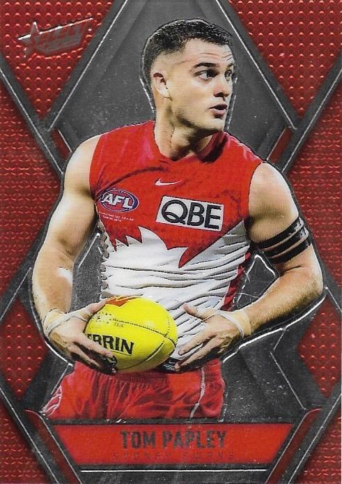 Tom Papley #L174 Sydney Swans | 2025 Select AFL Footy Stars - Luminous
