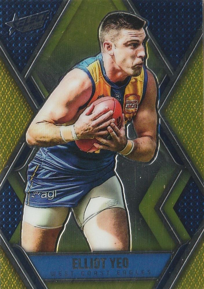 Elliot Yeo #L187 West Coast Eagles | 2025 Select AFL Footy Stars - Luminous