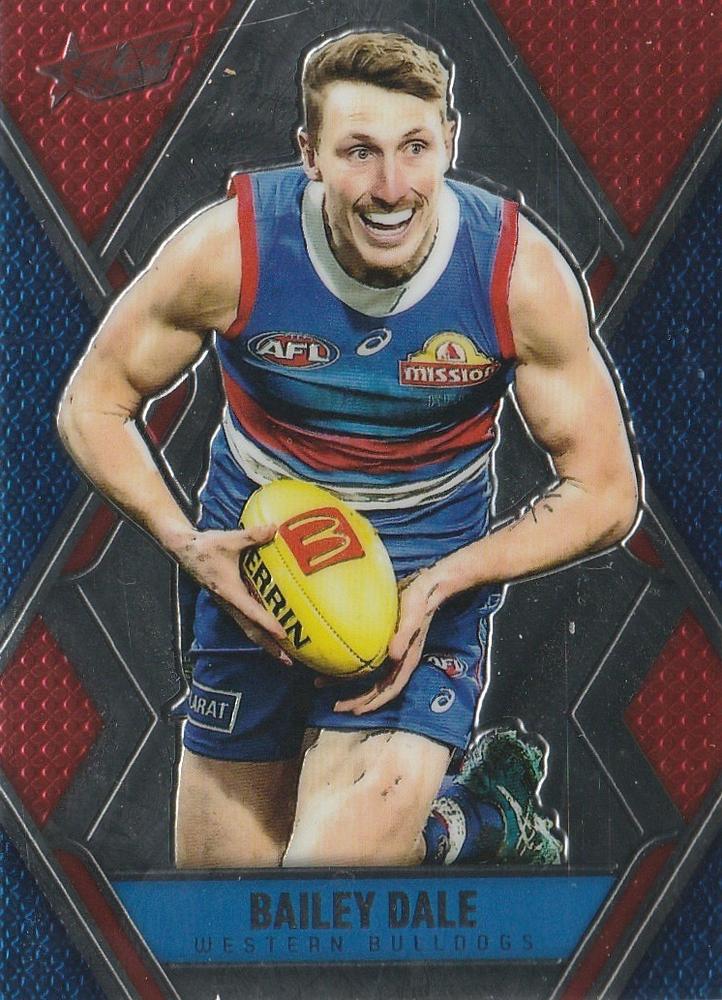 Bailey Dale #L189 Western Bulldogs | 2025 Select AFL Footy Stars - Luminous