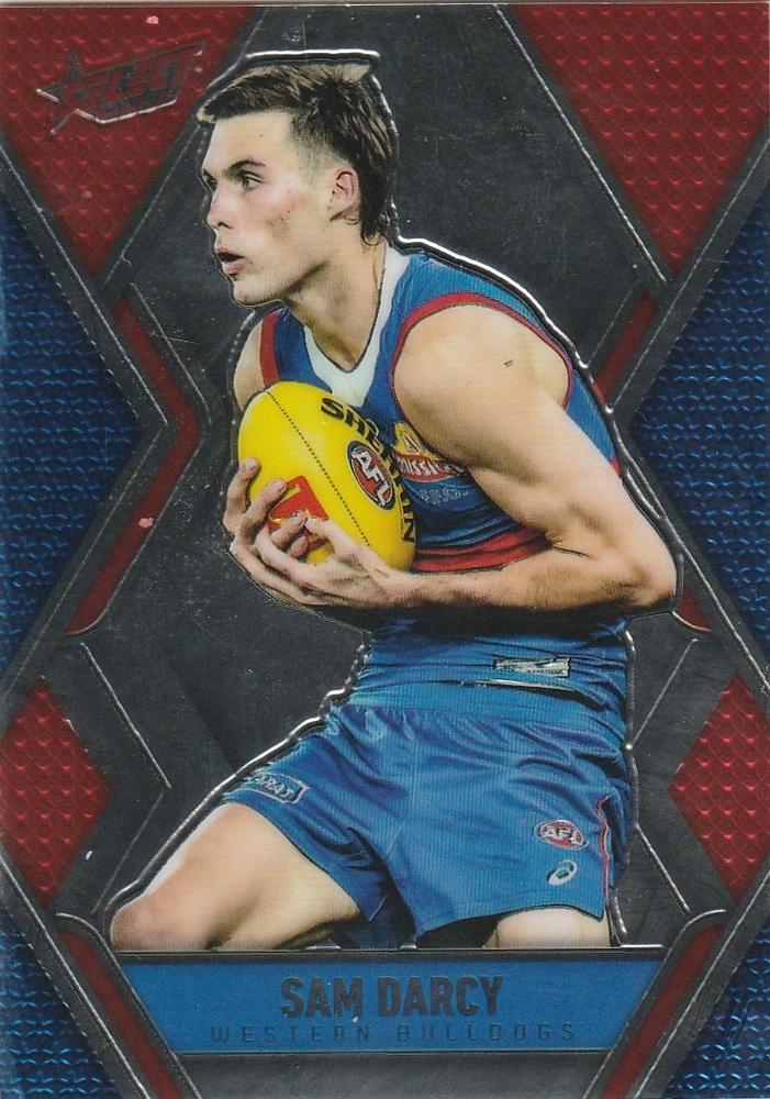 Sam Darcy #L190 Western Bulldogs | 2025 Select AFL Footy Stars - Luminous