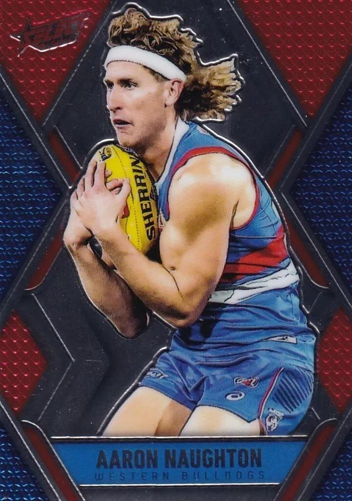Aaron Naughton #L192 Western Bulldogs | 2025 Select AFL Footy Stars - Luminous