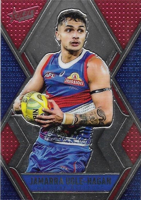 Jamarra Ugle-Hagan #L195 Western Bulldogs | 2025 Select AFL Footy Stars - Luminous